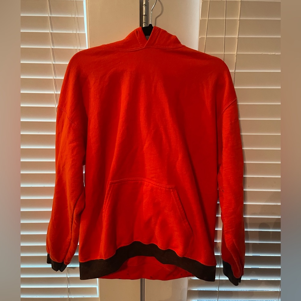 Warm orange hoodie